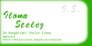 ilona stelcz business card